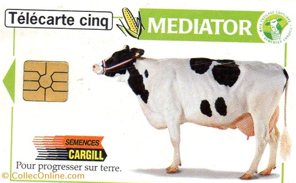 1997 MEDIATOR SEMENCES CARGILL 10/97 T2G GEM2 diver telecarte 1997 mediator semences cargill 10 97 t2g gem2