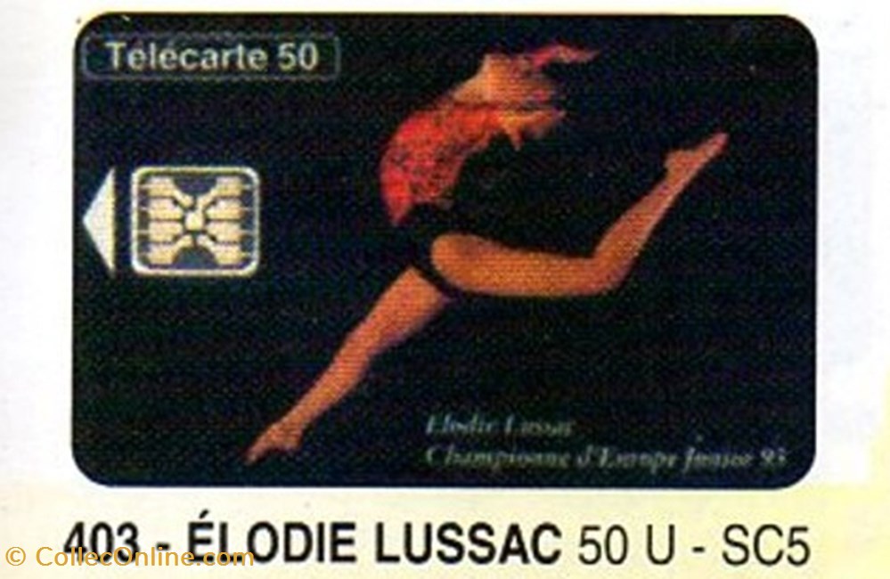 divers telecartes cartes telephoniques 1993 26 elodie lussac