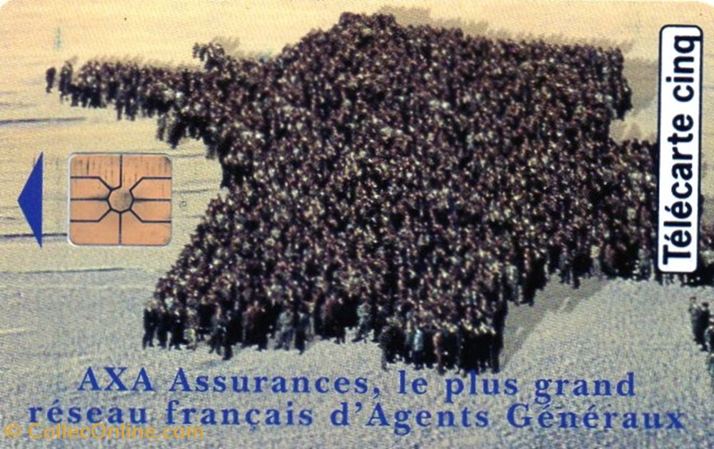 1994 AXA 09/94 GEM diver telecarte 1994 axa 09 94 gem