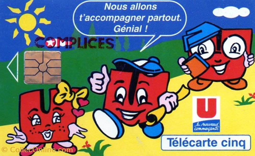 diver telecarte 1995 super u complices 07 95 gem