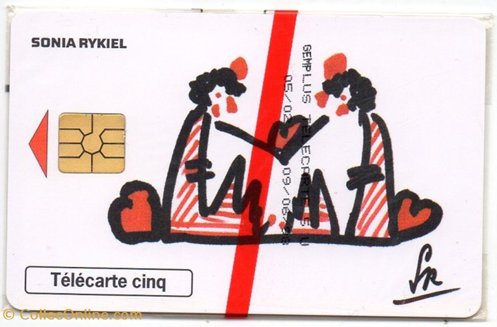 1998 SIDA INFO SERVICE SONIA RYKIEL 06/98 T2G GEM2 diver telecarte 1998 sida info service sonia rykiel 06 98 t2g gem2