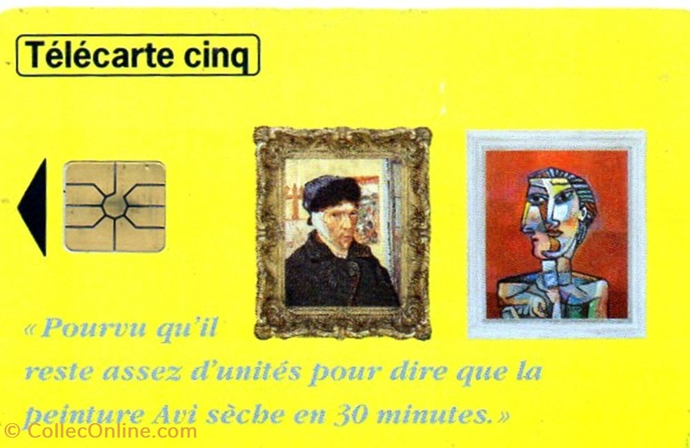 1995 BRICOMARCHE PEINTURE AVI 02/95 GEM diver telecarte 1995 bricomarche peinture avi 02 95 gem