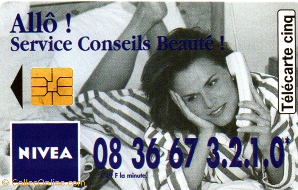 1997 NIVEA 01/97 SO3 diver telecarte 1997 nivea 01 97 so3