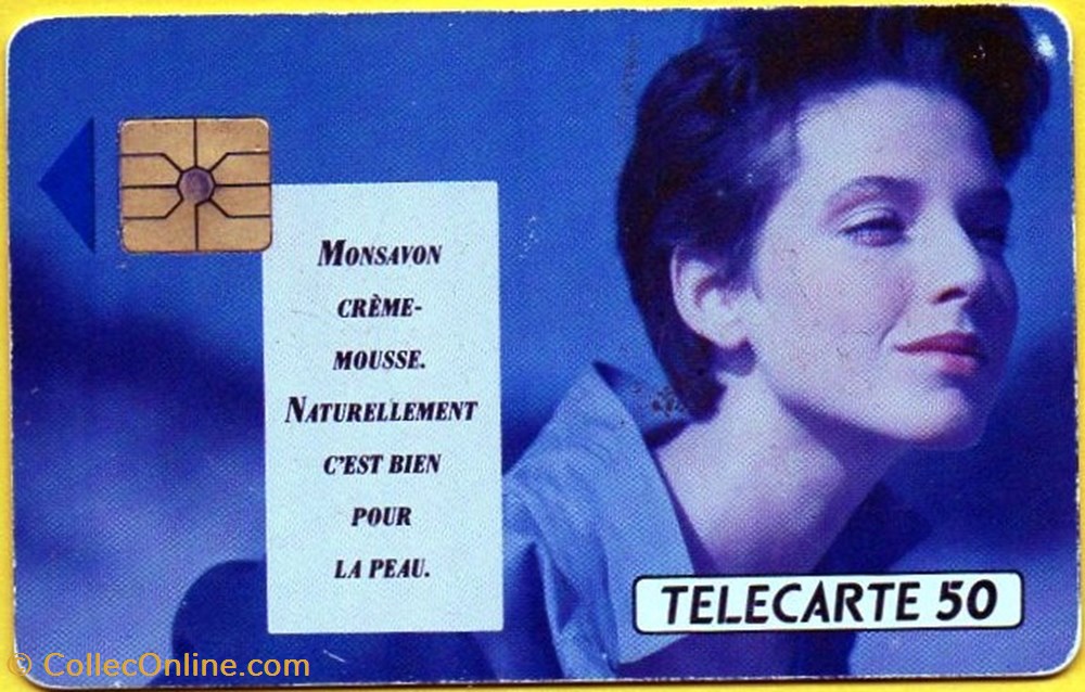 1990 MONSAVON 11/90 GEM diver telecarte 1990 monsavon 11 90 gem