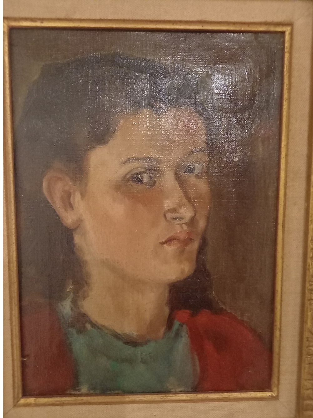 Autoportrait de madeleine à 14 ans art antiquites peintures dessins autoportrait de madeleine a 14 ans
