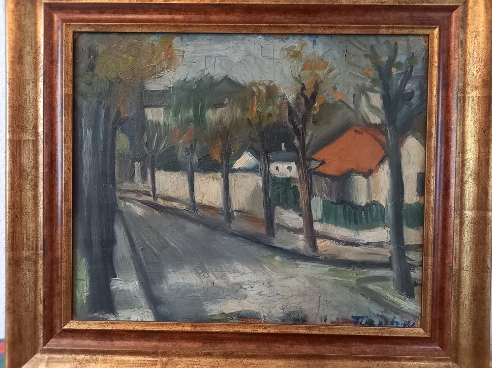 art antiquites peintures dessins la banlieue de paris