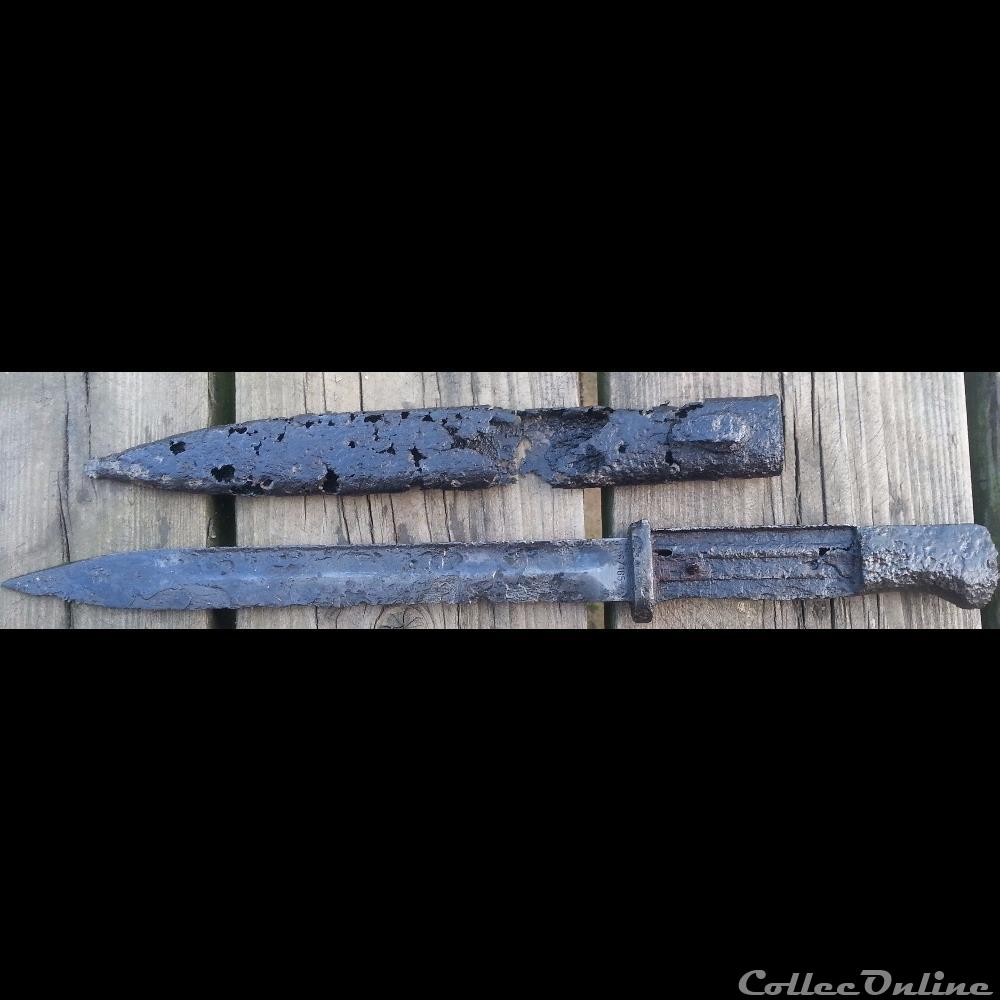 Baïonette allemande modèle 1898 militarium arme blanch fusil baionette allemande modele 1898