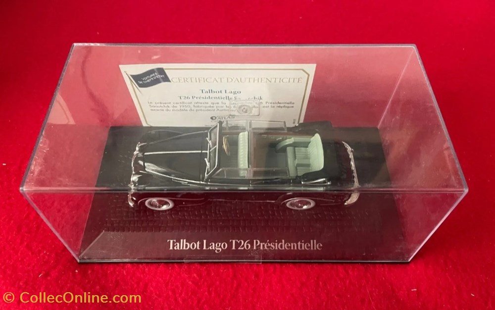 modeles reduits voitures talbot lago t26 presidentielle