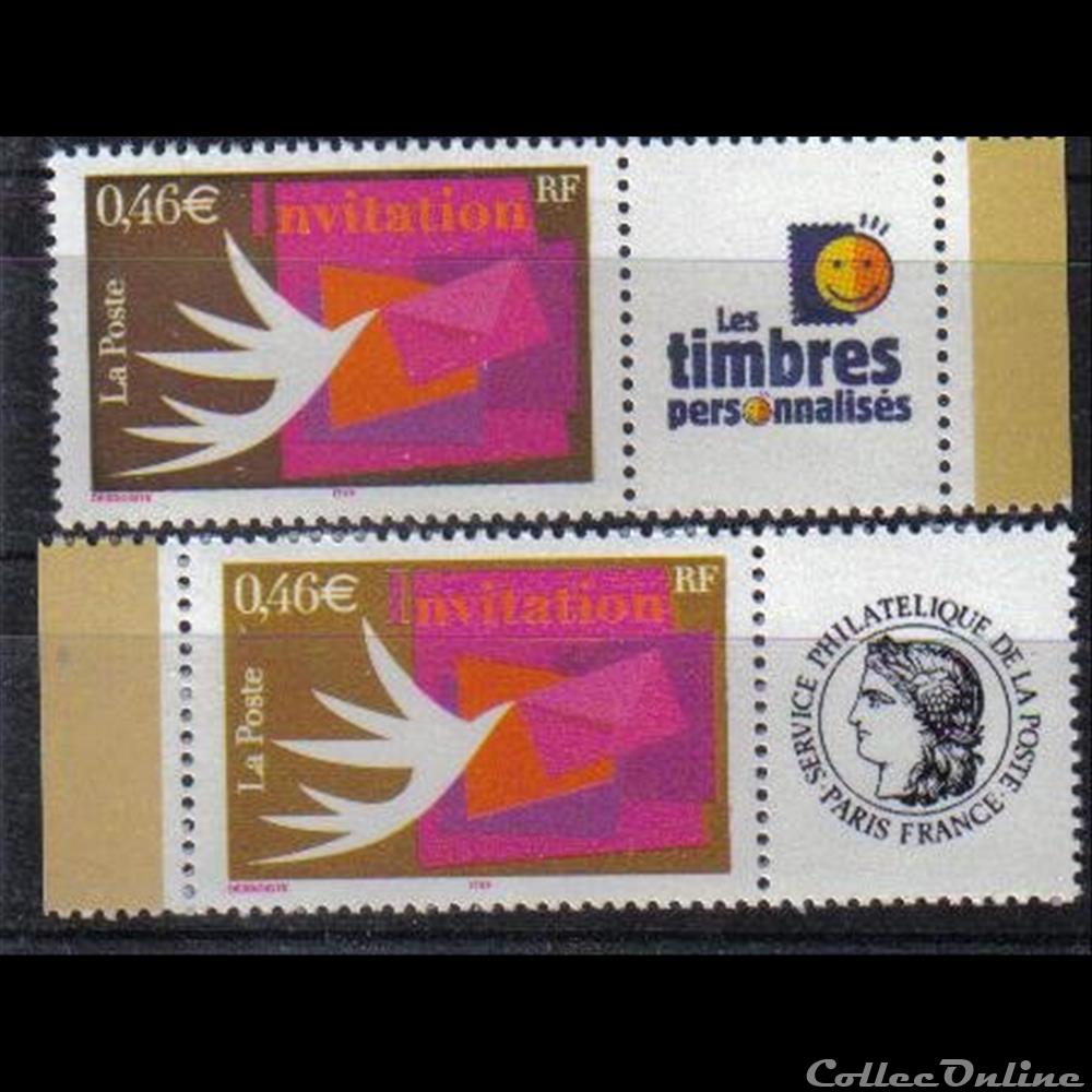 france 06 timbres pour invitations 2002
