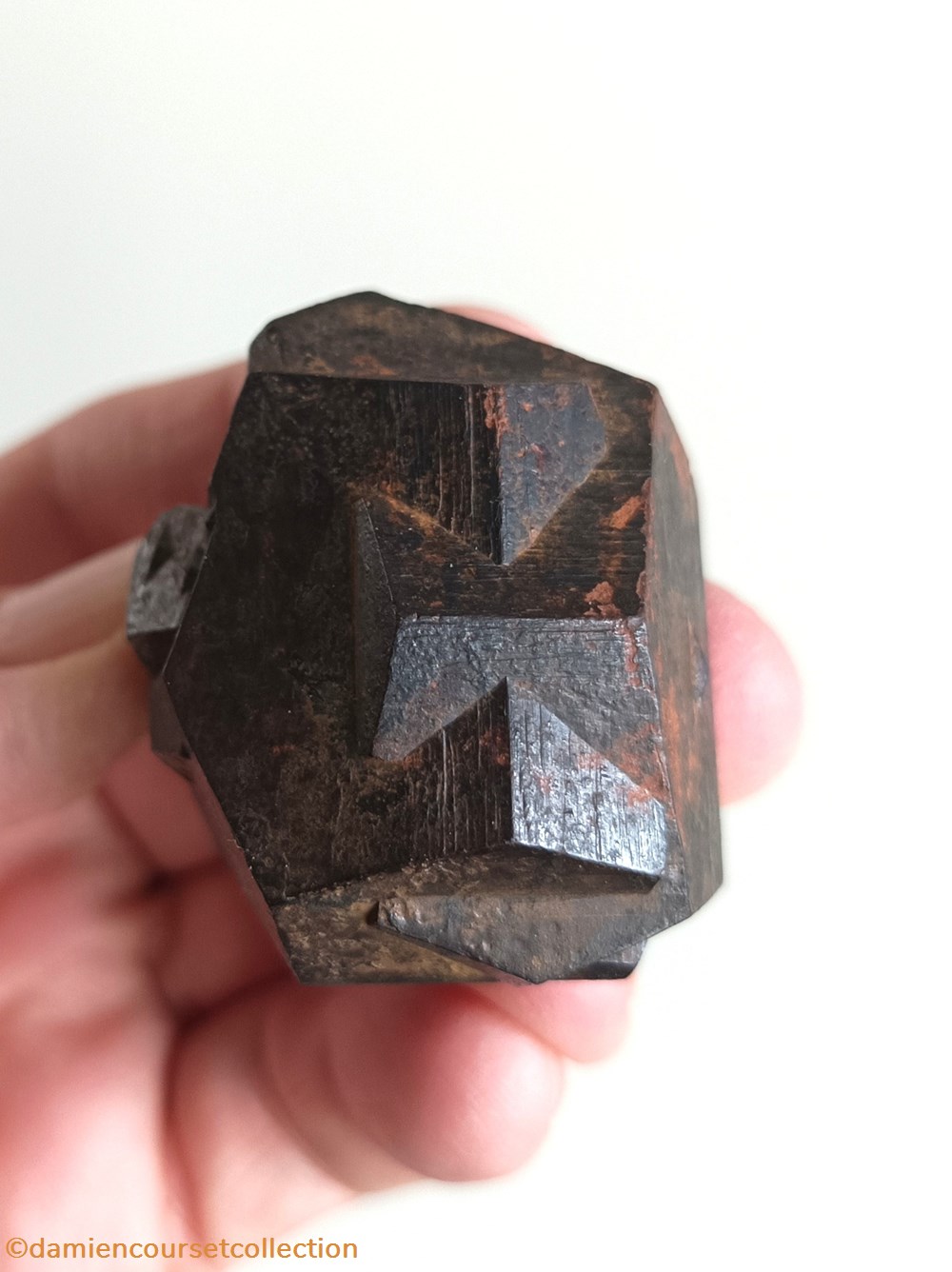 Pyrite "croix de fer" 3 mineraux meteorites pyrite croix de fer