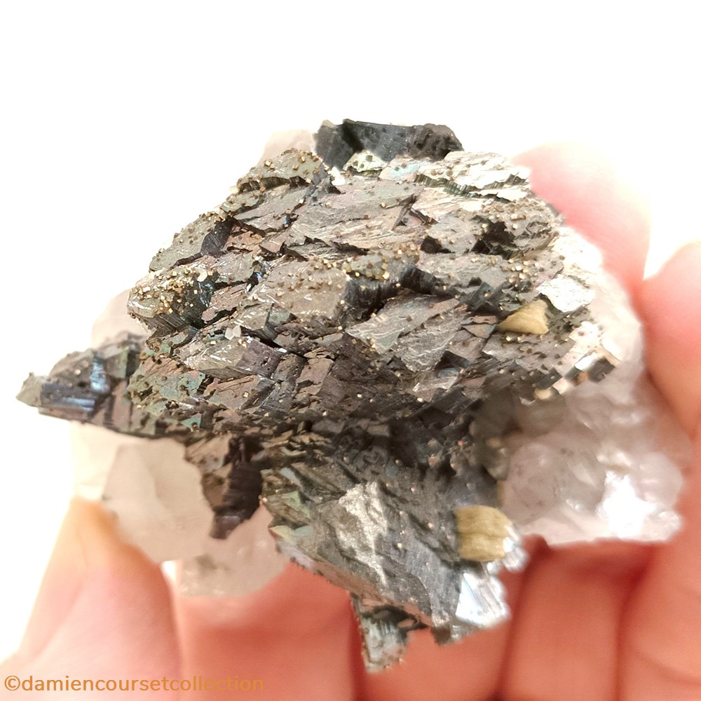 Arsénopyrite 4 mineraux meteorites arsenopyrite
