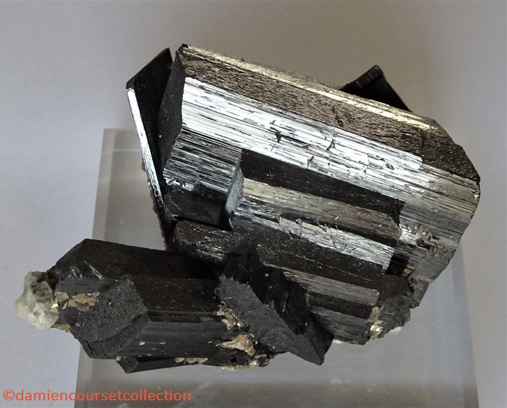 Wolframite (cristaux biterminés) mineraux meteorites wolframite cristaux bitermines