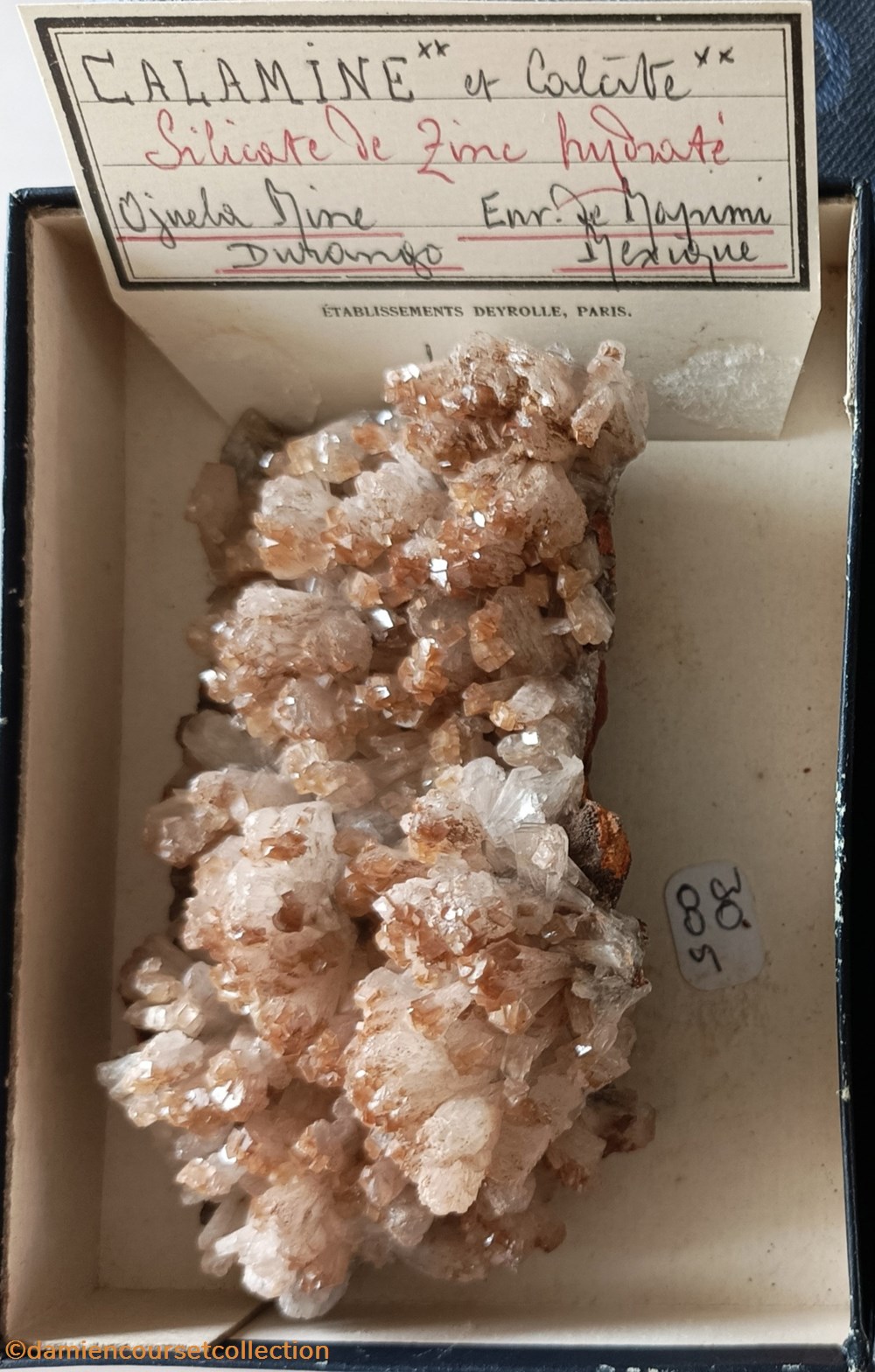 Hemimorphite mineraux meteorites hemimorphite