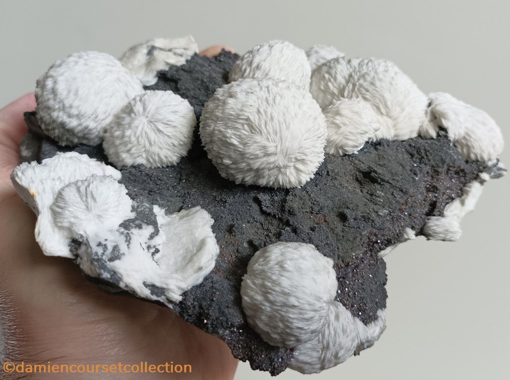 Barite, Saint Laurent le minier, Gard 4 mineraux meteorites baryte barite saint laurent le minier gard