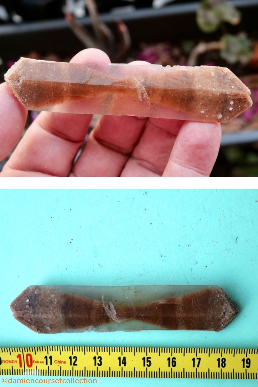 mineraux meteorites gypse hourglass