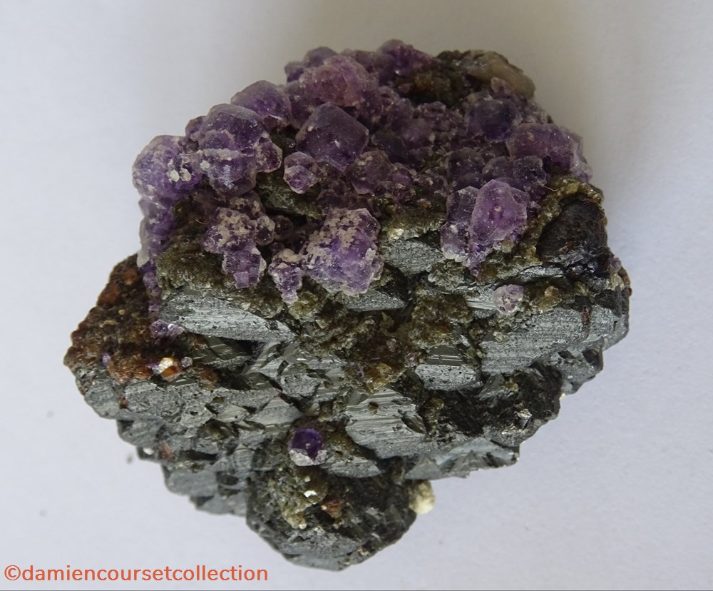 2 Fluorites de Panasqueira mineraux meteorite 2 fluorites de panasqueira