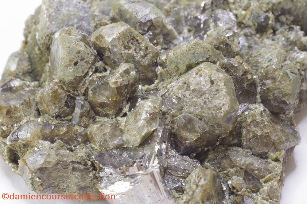Topaze et Arsénopyrite 4 mineraux meteorites topaze et arsenopyrite
