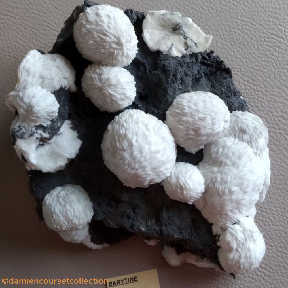Barite, Saint Laurent le minier, Gard 5 mineraux meteorites baryte barite saint laurent le minier gard