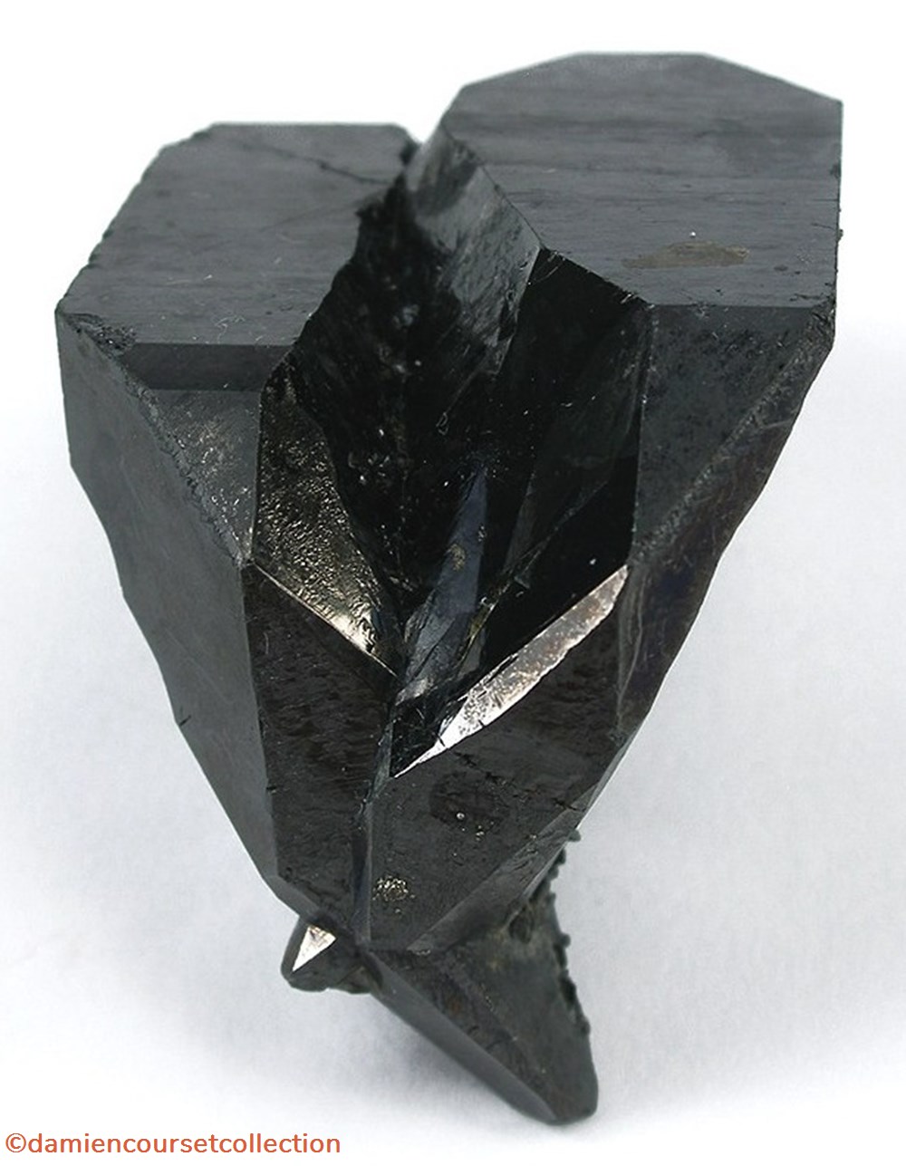 mineraux meteorites ferberite biterminee macle
