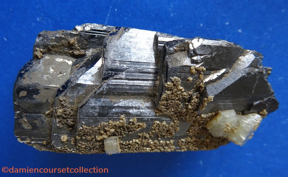 Wolframite, Sidérite et Apatite mineraux meteorite wolframite siderite et apatite