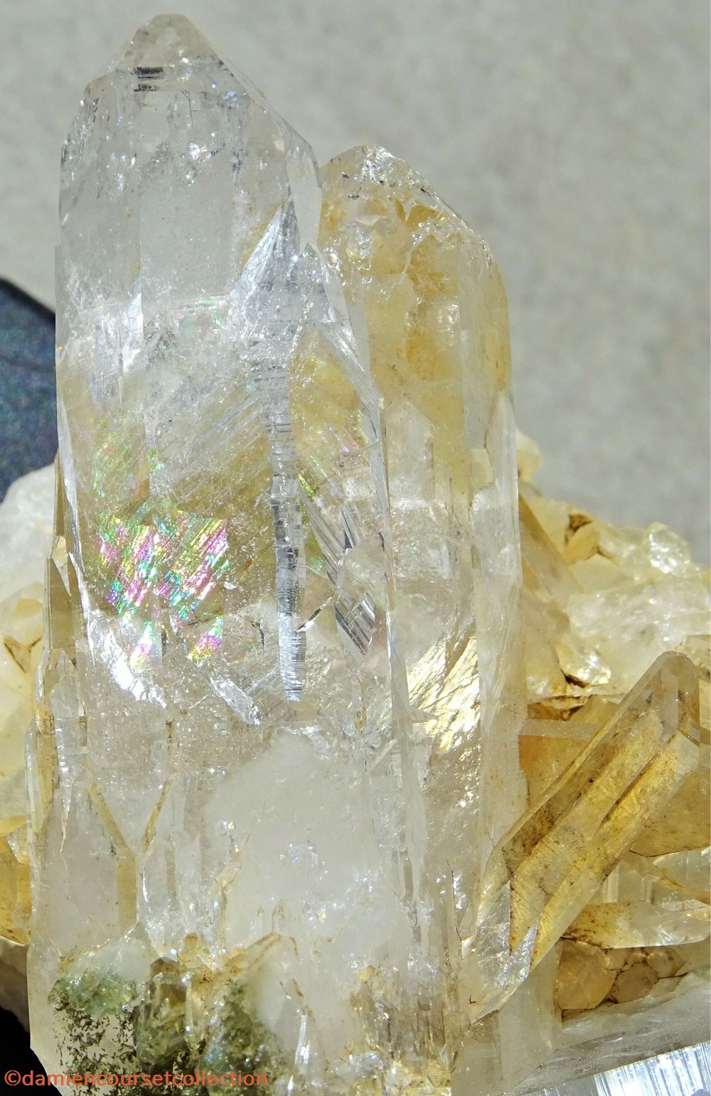 Quartz de St Christophe en Oisans (Isère) 4 mineraux meteorites quartz de st christophe en oisans isere
