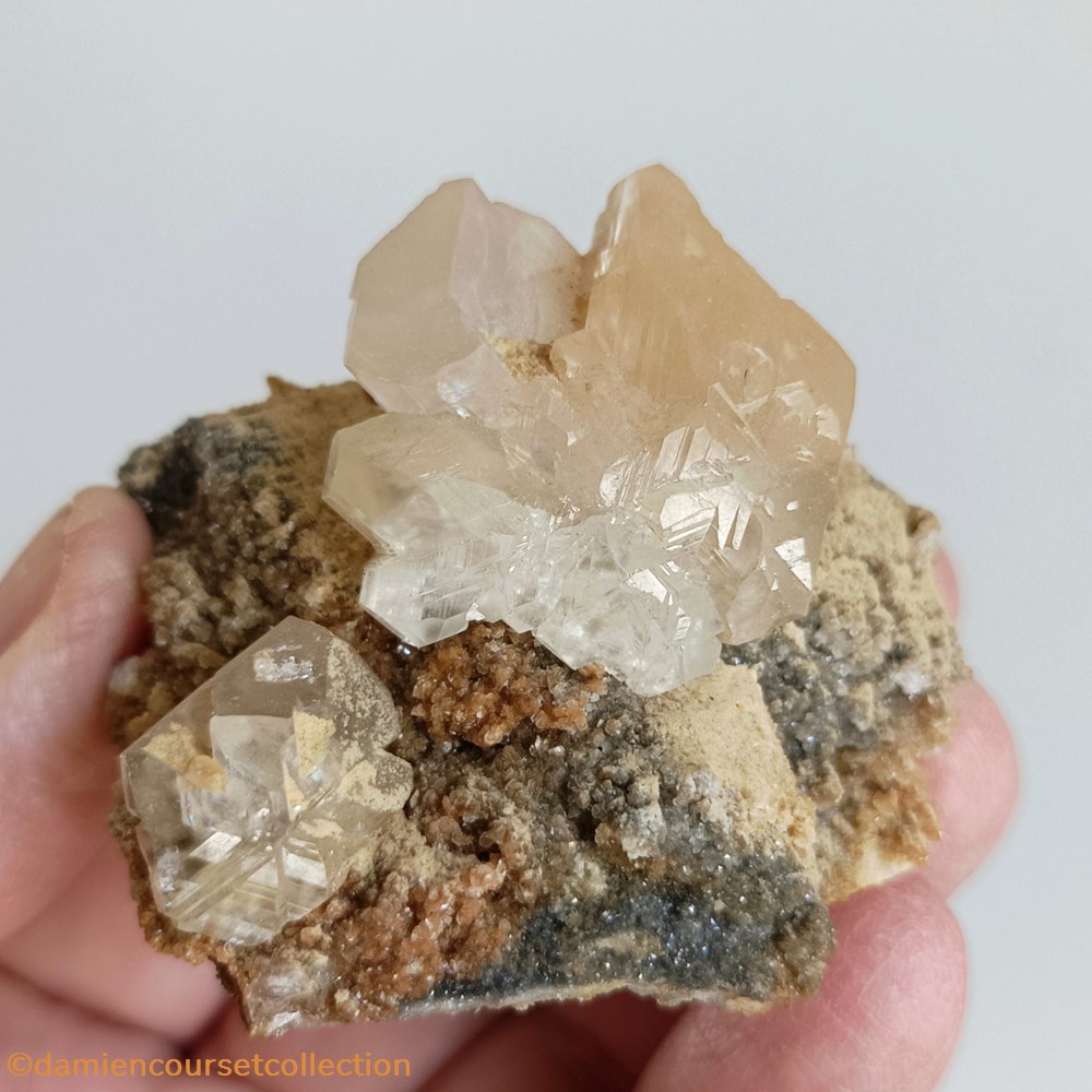 Cerusite maclée, Tsumeb mineraux meteorites cerusite maclee tsumeb