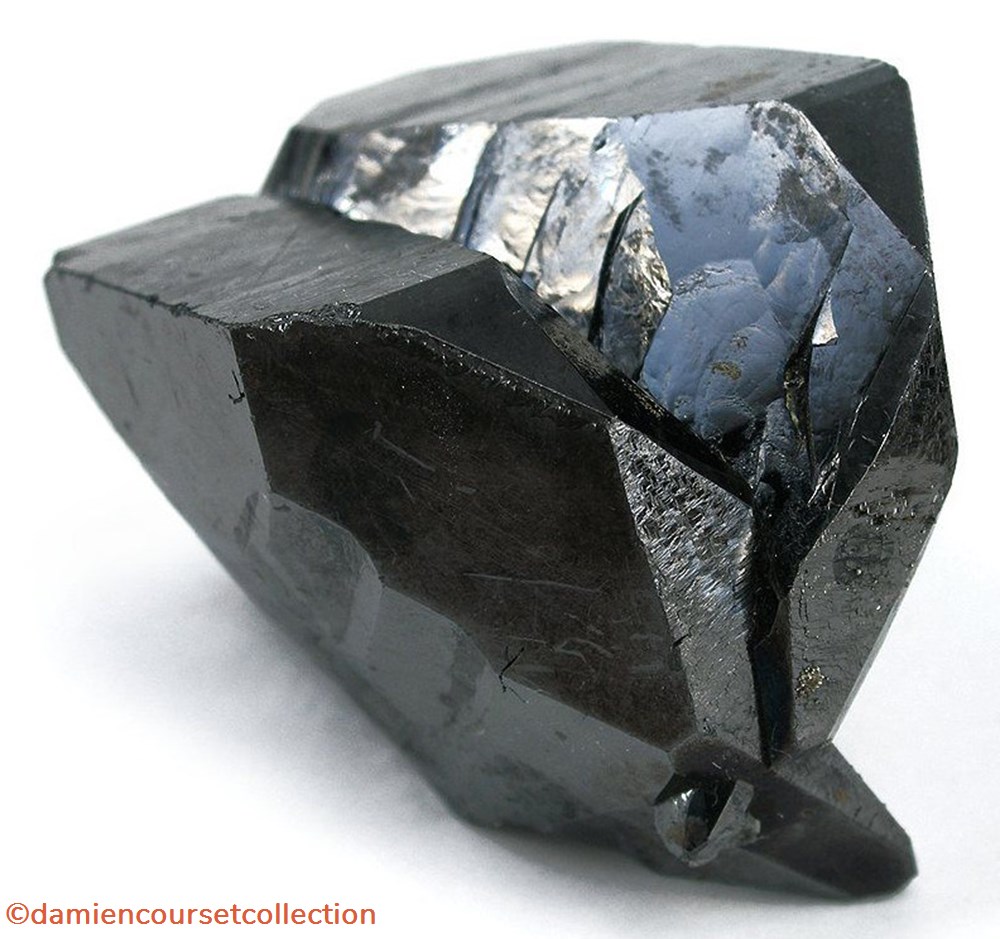 mineraux meteorites ferberite biterminee macle
