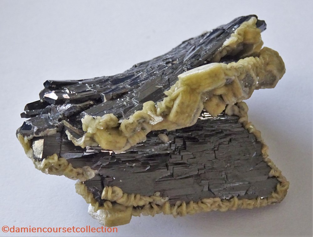 Wolframite et Sidérite 4 mineraux meteorites wolframite et siderite