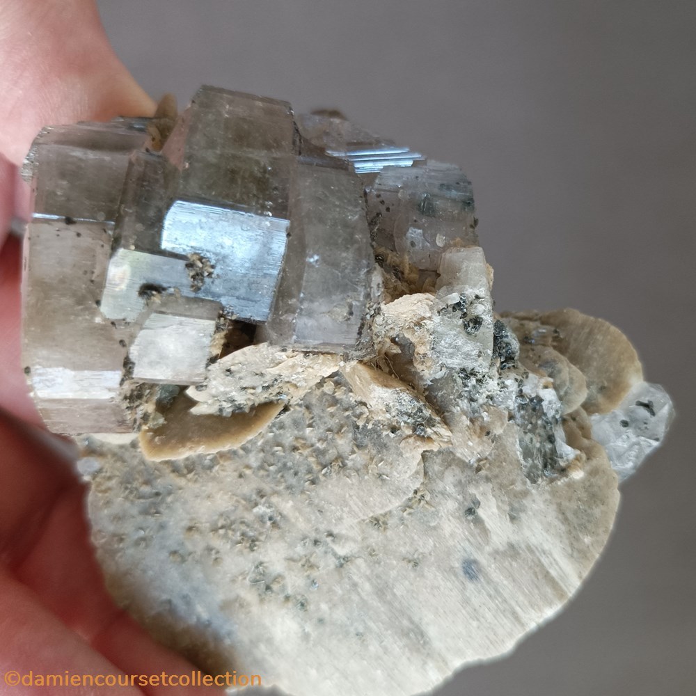 Apatites sur siderite 4 mineraux meteorites apatites sur siderite