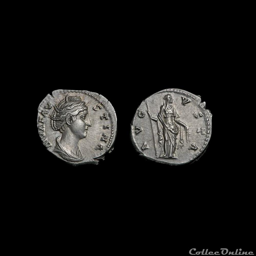 Faustina senior monnaie antique romaine faustina senior