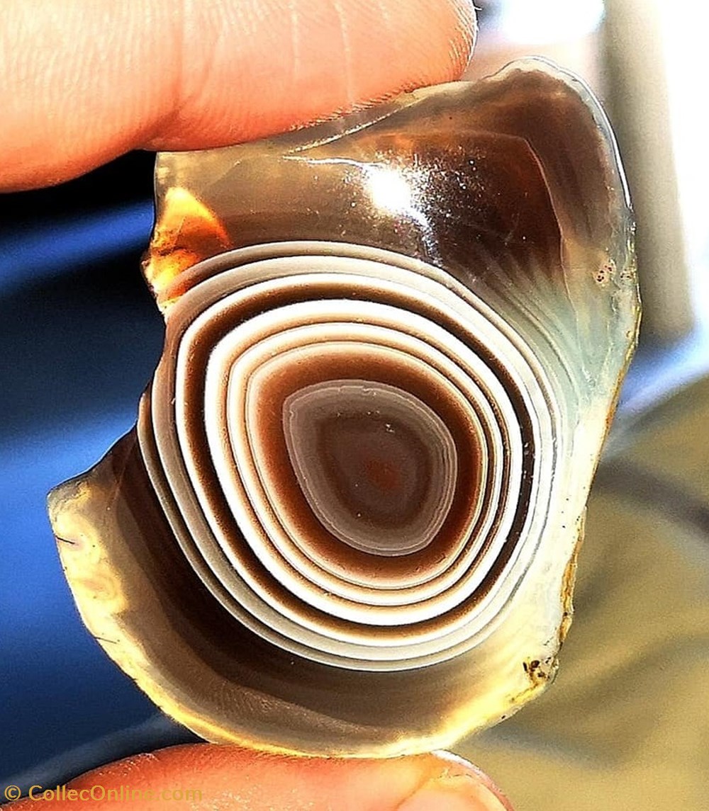 mineraux meteorites agate du botswana