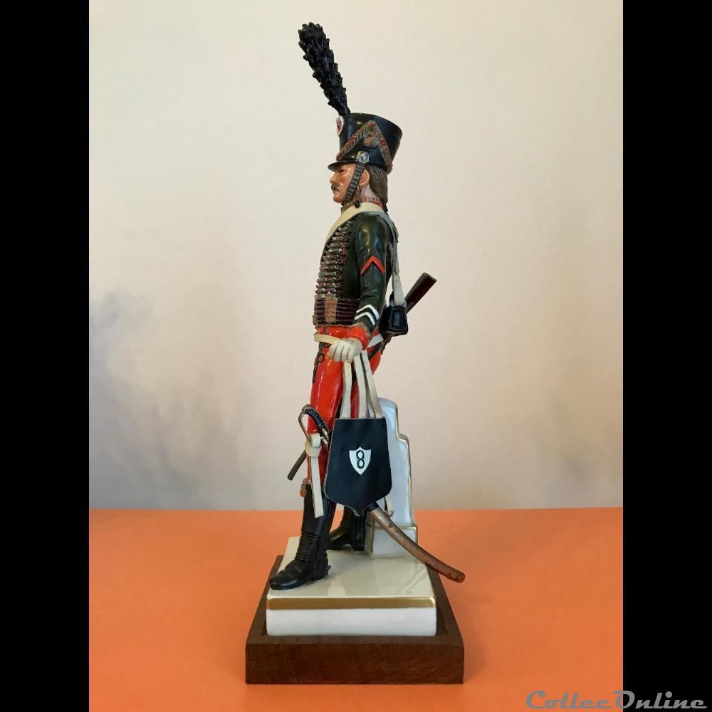 figurines historiques epoque napoleonienne hussard du 8eme regiment brigadier 1809 bis