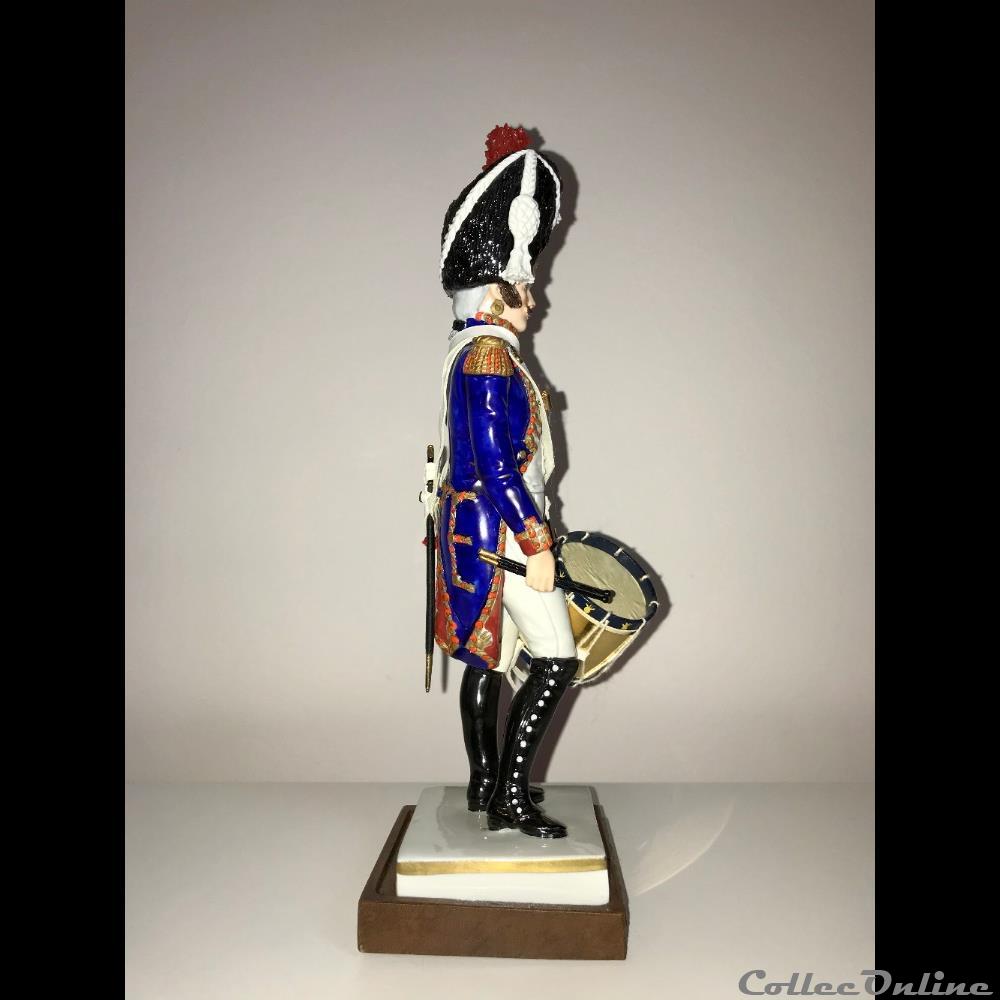 Grenadier à Pied de la Garde Tambour - 1804-1805 2 figurines historiques epoque napoleonienne grenadier a pied de la garde tambour 1804 1805