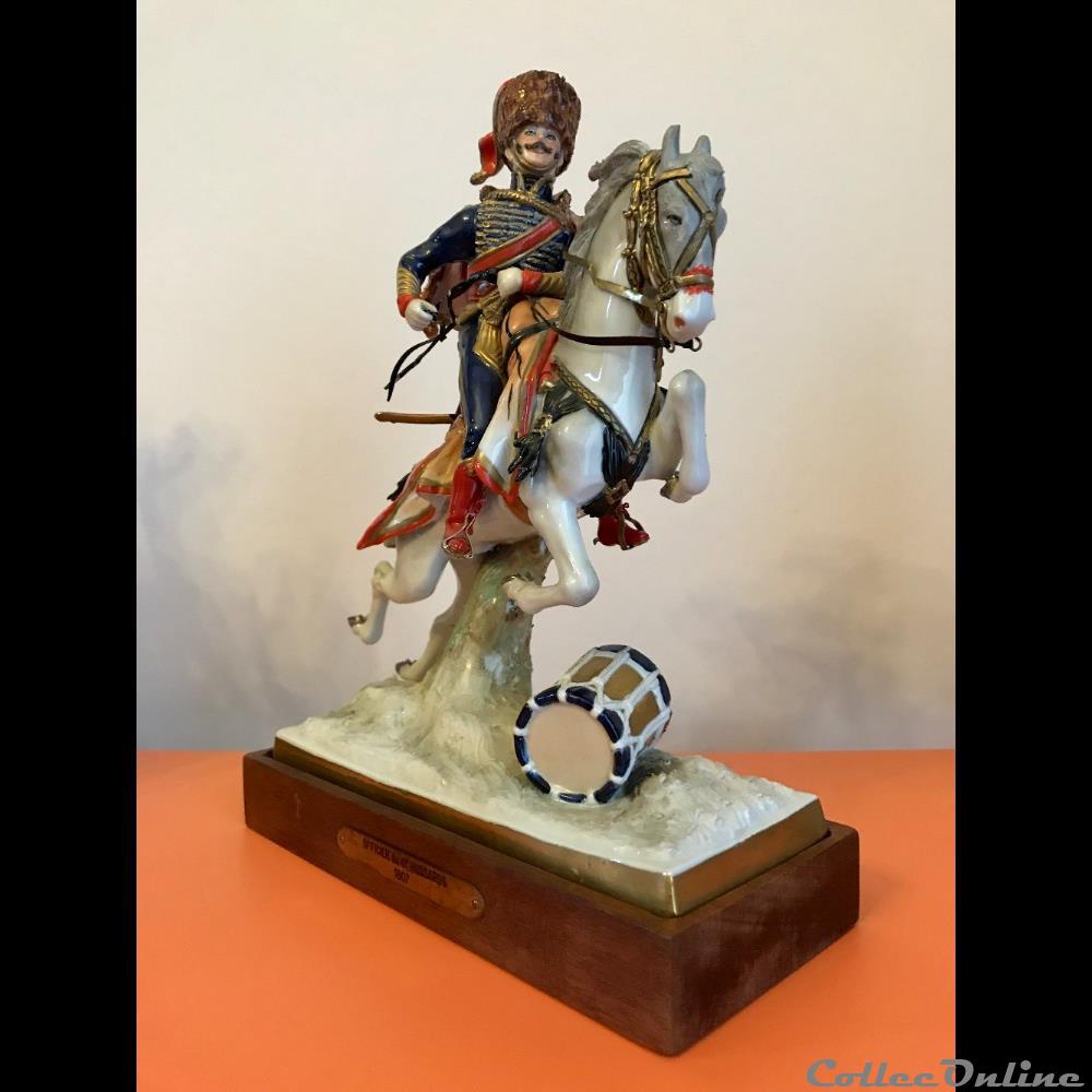 figurines historiques epoque napoleonienne hussard du 4eme regiment officier 1807