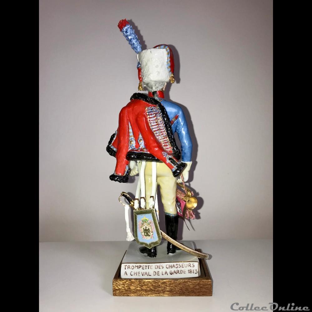 Chasseur à Cheval de la Garde Trompette 1813 3 figurines historiques epoque napoleonienne chasseur a cheval de la garde trompette 1813