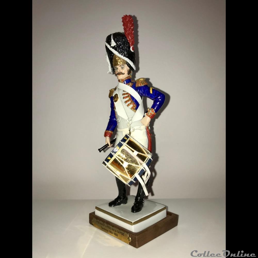 Grenadier à Pied de la Garde Tambour - 1804-1805 5 figurines historiques epoque napoleonienne grenadier a pied de la garde tambour 1804 1805