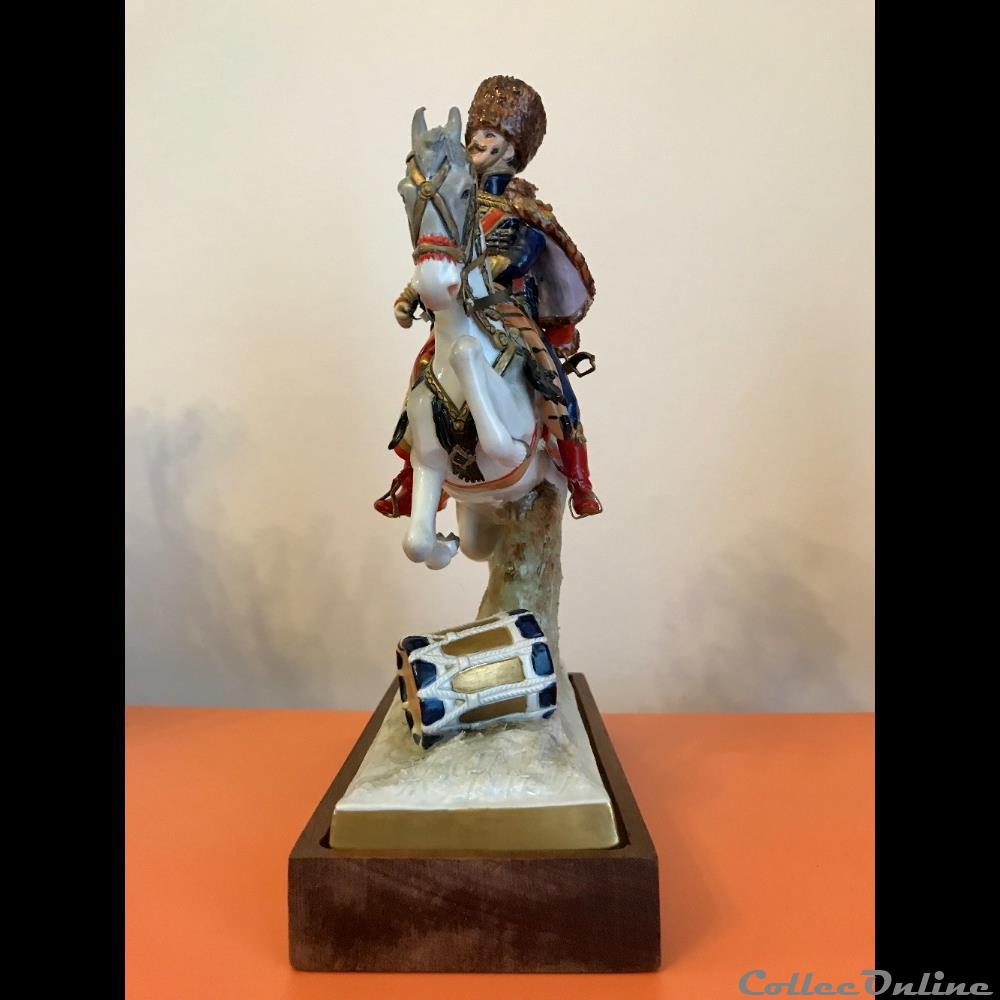 figurines historiques epoque napoleonienne hussard du 4eme regiment officier 1807