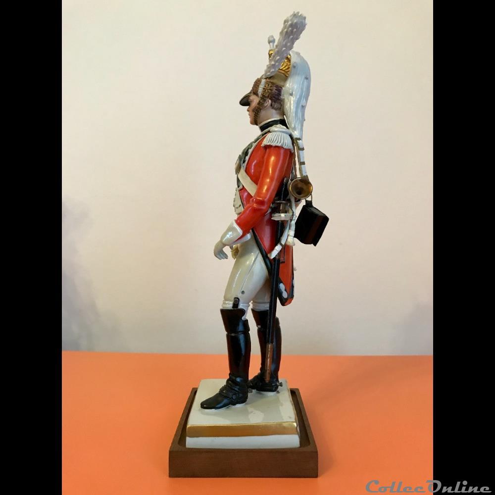 Dragon du 6ème Régiment Trompette - 1807-1809 2 figurines historiques epoque napoleonienne dragon du 6eme regiment trompette 1807 1809
