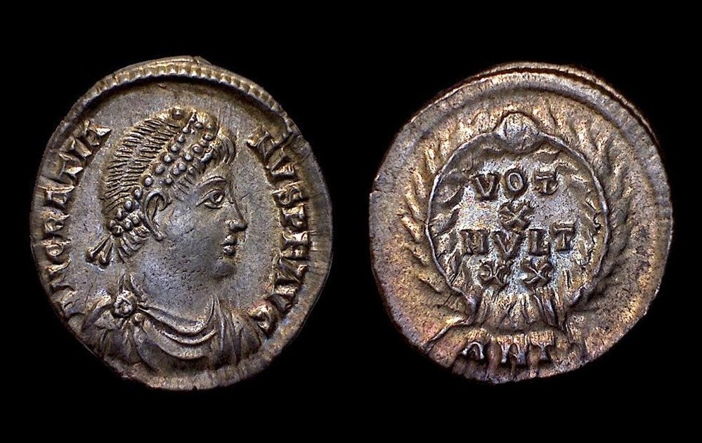 GRATIEN Silique monnaies antiques romaines imperiales et republicaines gratien silique