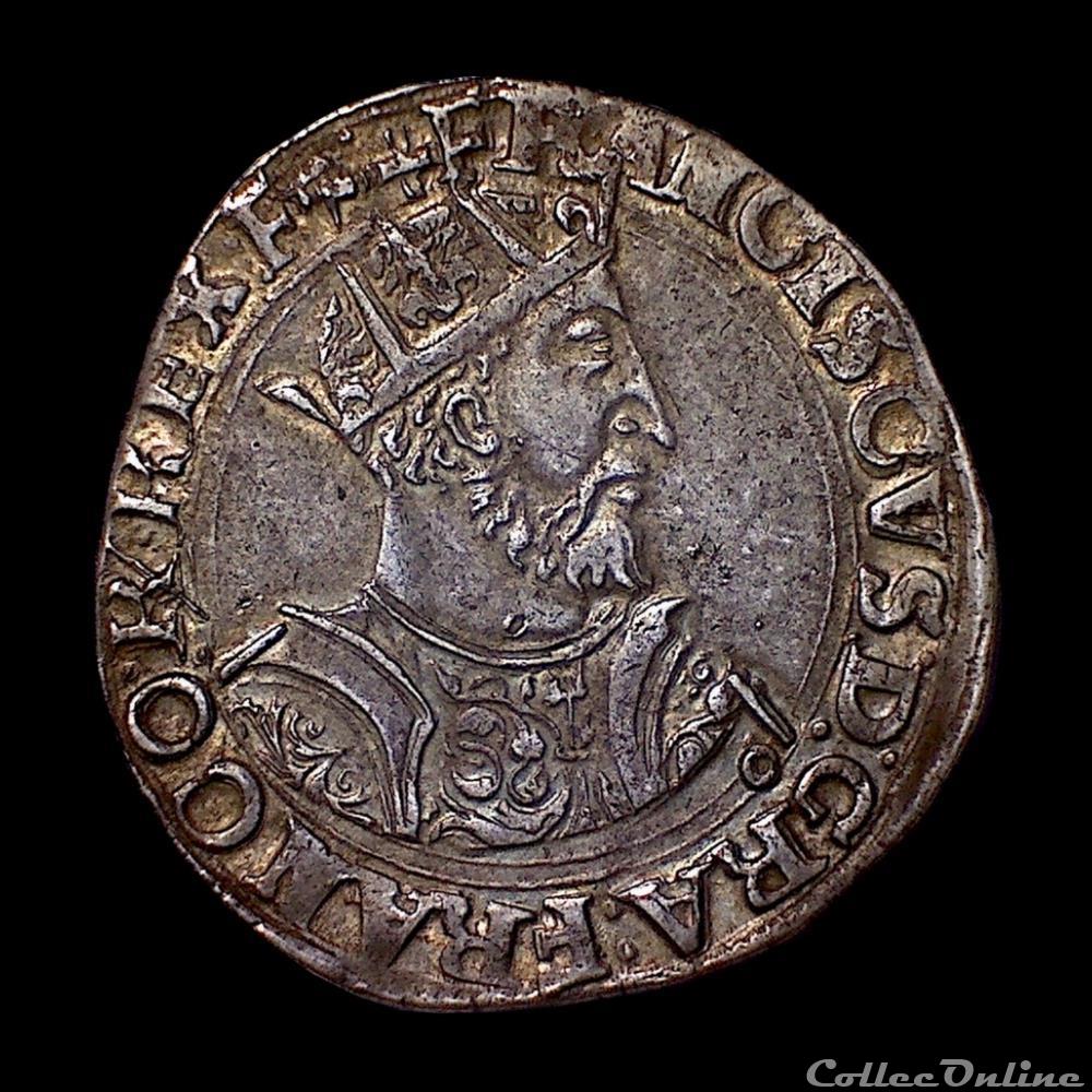 FRANÇOIS Ier Teston 2 monnaie france royale francois ier teston
