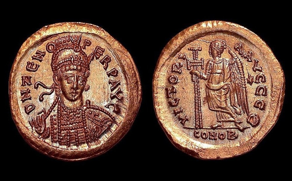 monnaies antiques a romaines imperiales et republicaines zenon solidus