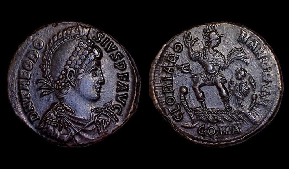 THÉODOSE Ier Maiorina monnaies antiques romaines imperiales et republicaines theodose ier maiorina