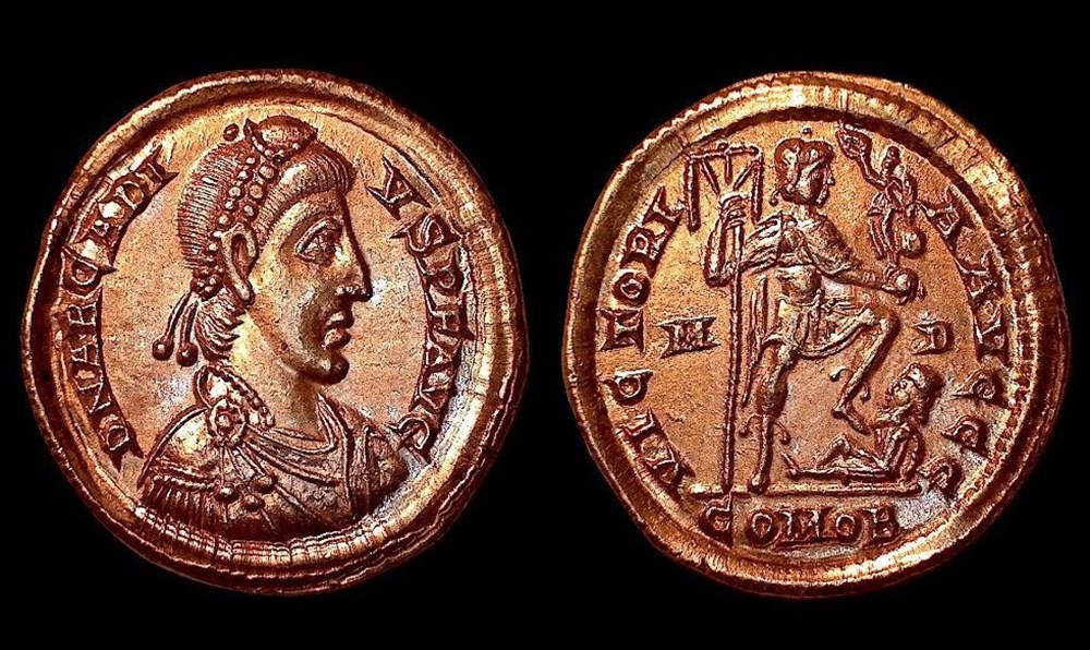 FLAVIUS ARCADIUS Solidus monnaies antiques romaines imperiales et republicaines flavius arcadius solidus