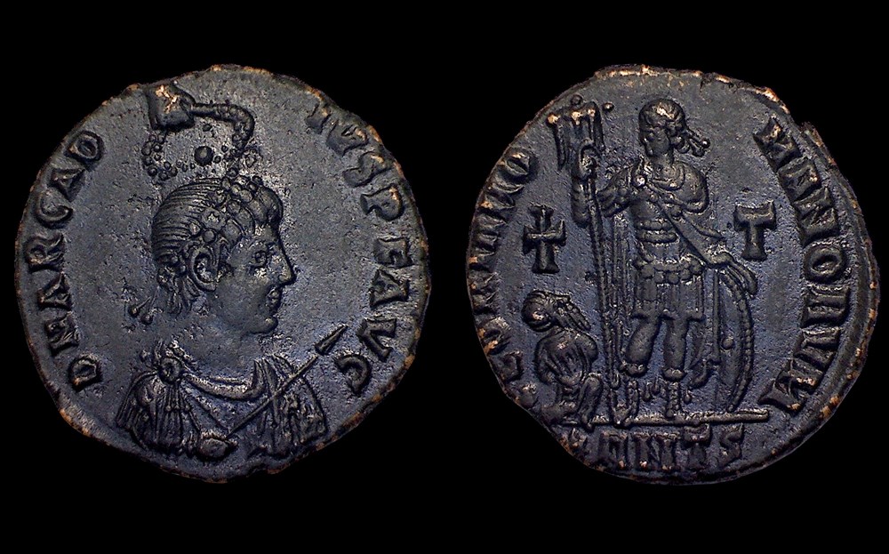 monnaies antiques romaines imperiales et republicaines flavius arcadius maiorina