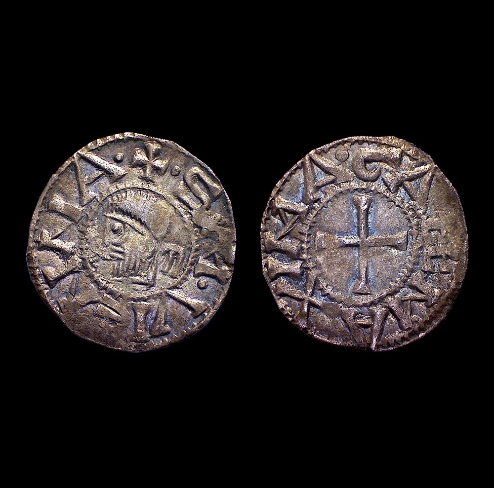 ARCHEVÊCHÉ DE VIENNE - Denier anonyme ou Viennois sans besants monnaies europe medievale archeveche de vienne denier anonyme ou viennois sans besants