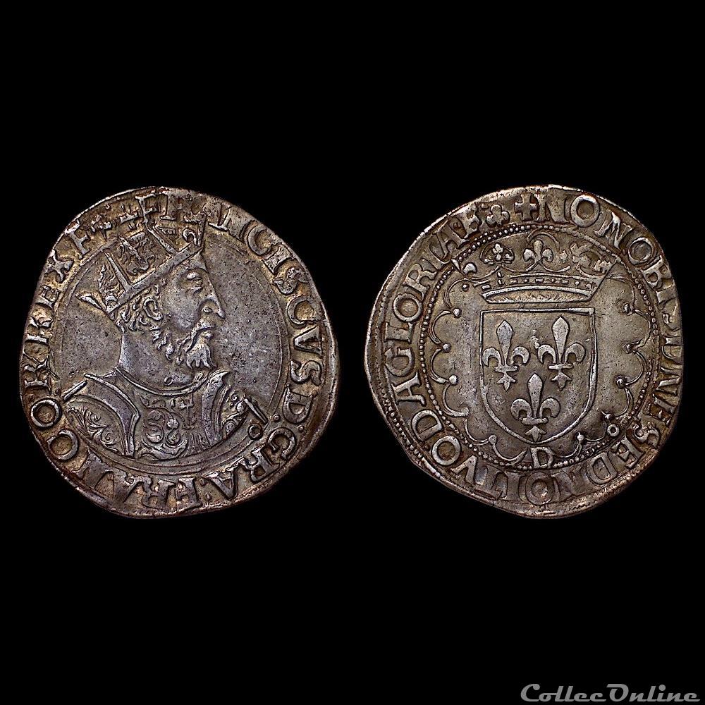 FRANÇOIS Ier Teston monnaie france royale francois ier teston