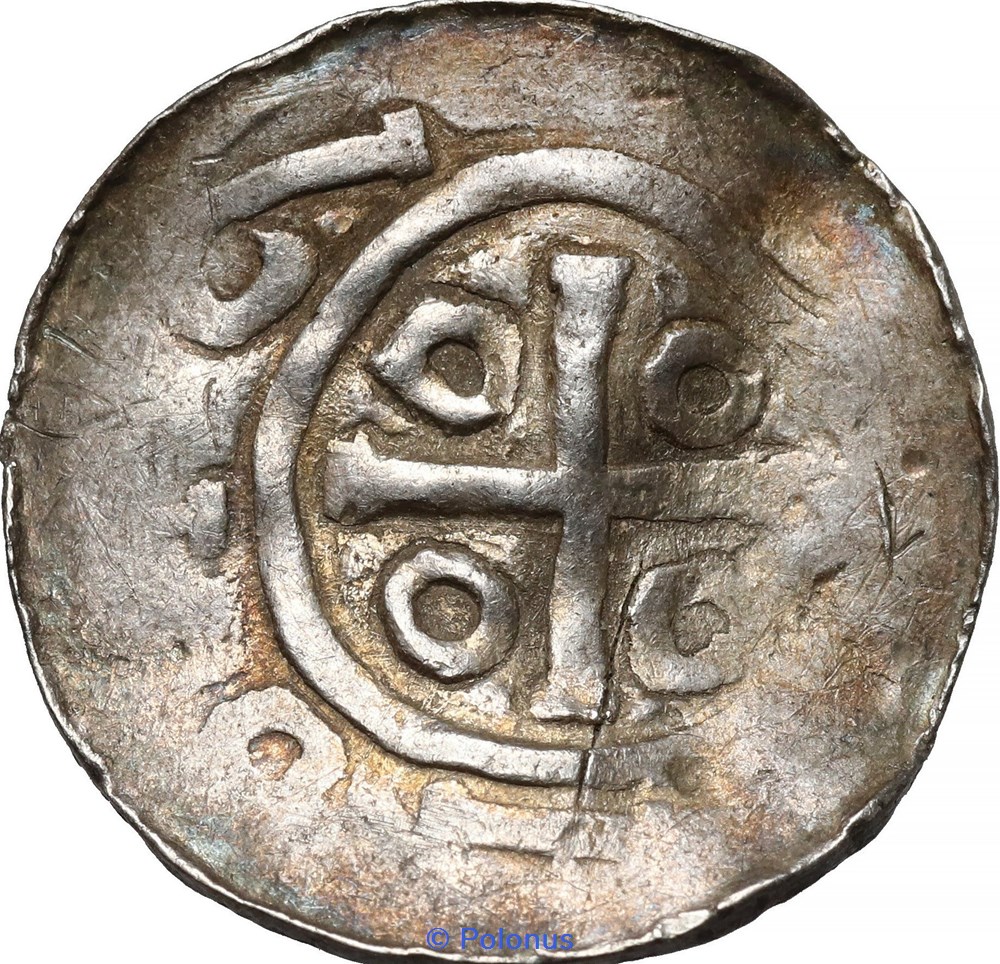 Imitation denar OAP (Western Slavs, Poland?) coins european medieval to konigreich polen imitation denar oap western slavs poland