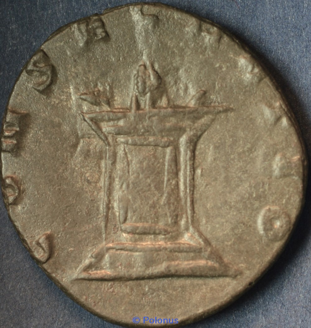 DIVO CLAUDIO 1275 Altar-CONSECRATIO coins ancient to romans imperial and republican divo claudio 1275 altar consecratio