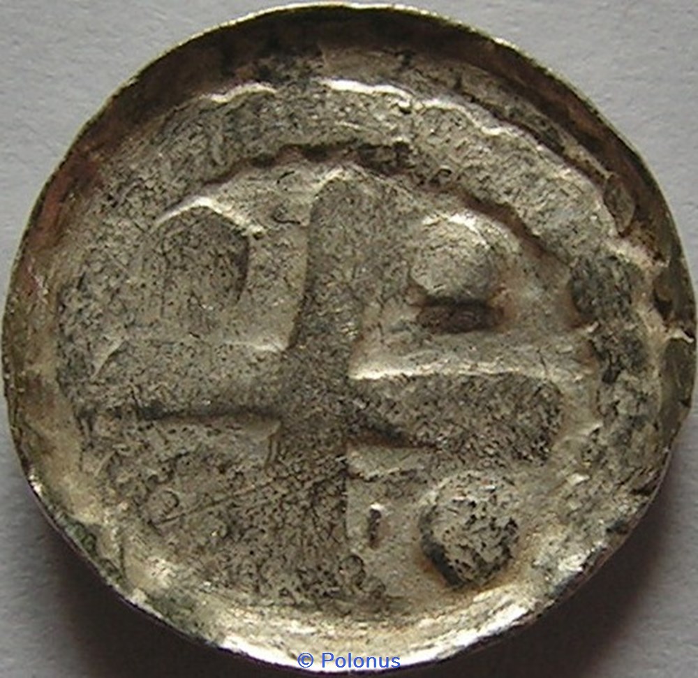 Anonymous Silesian „cross denarius” coins european medieval to konigreich polen anonymous silesian cross denarius