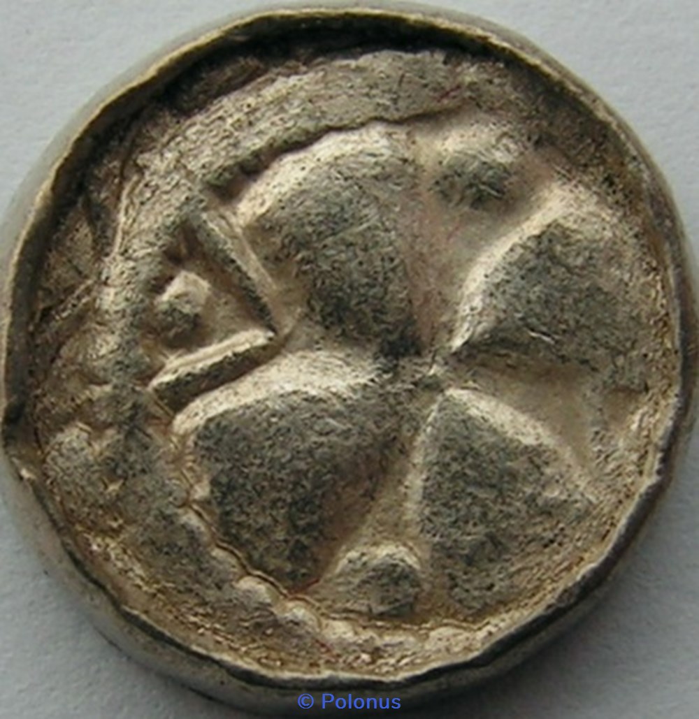 Silesian or Greater Poland anonymous „cross denarius” coins european medieval to konigreich polen silesian or greater poland anonymous cross denarius